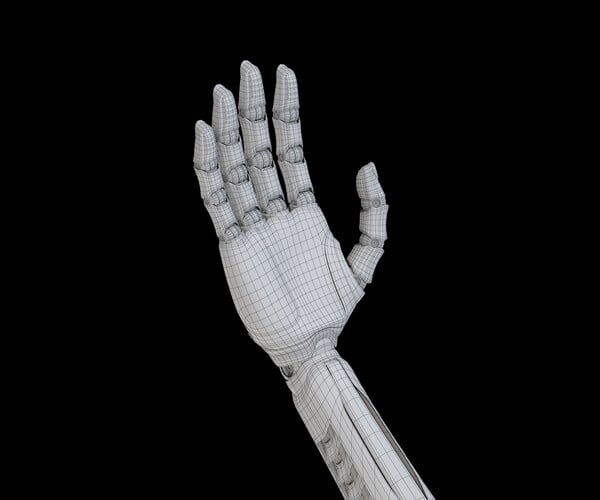 Artstation Sci Fi Robot Woman Arm Rigged 3d Model Resources 3721