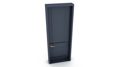 3D modern door 06 model