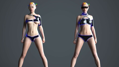 Cyber NOID 4 - Bikini For Genesis 8 / 8.1