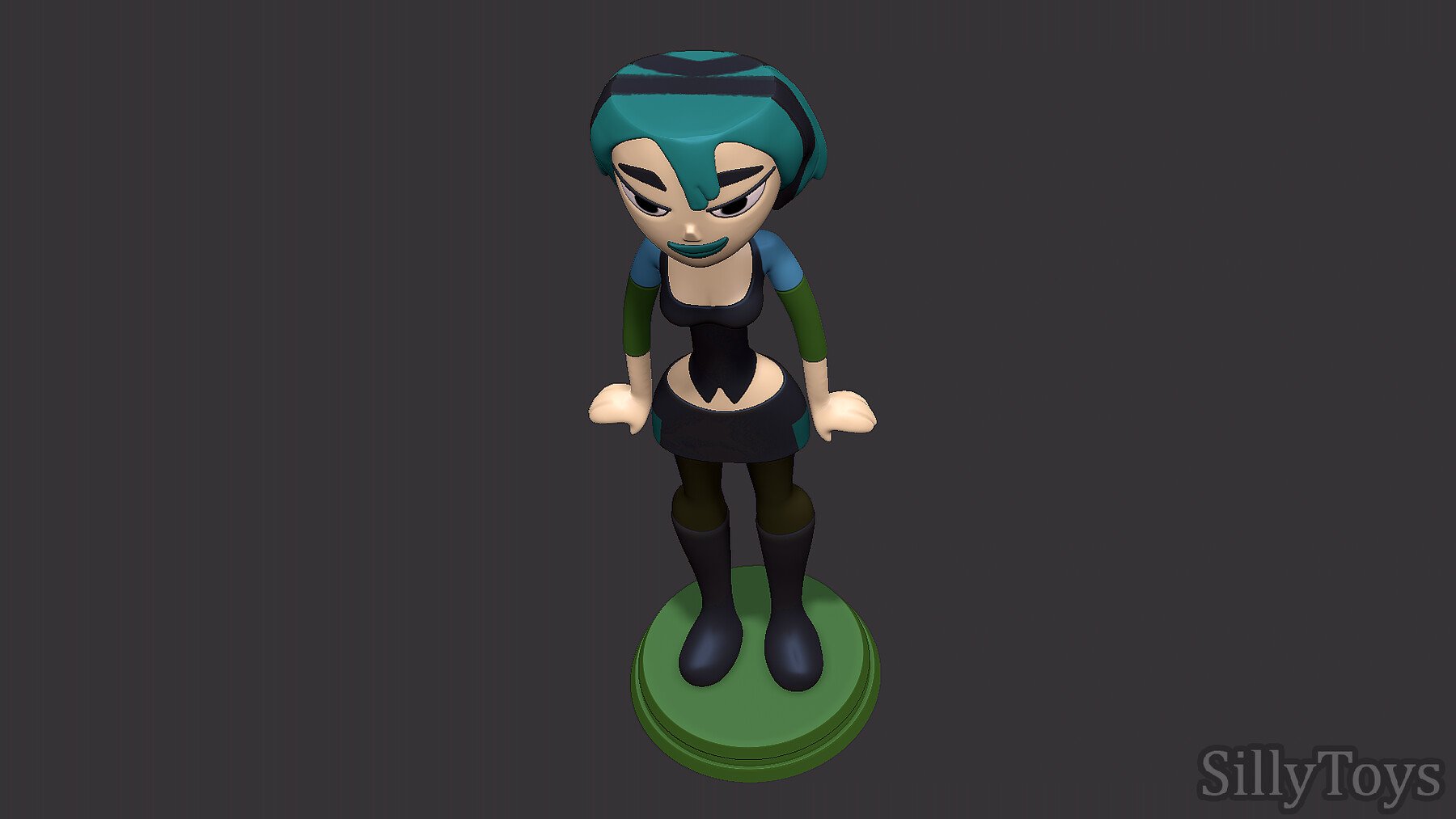 Gwen - Total Drama 3D Print Model by SillyToys