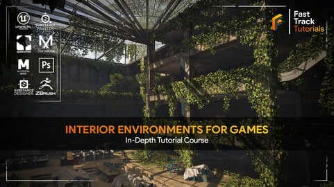 Creating Interior Environments for Games - In-Depth Tutorial Course
