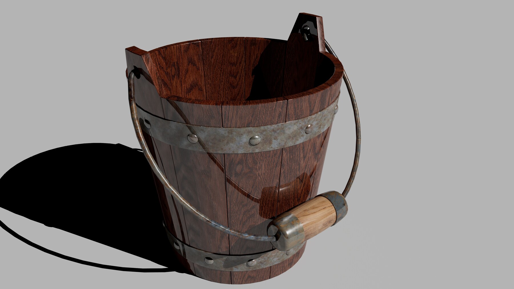 ArtStation 4K Wooden Bucket Game Assets