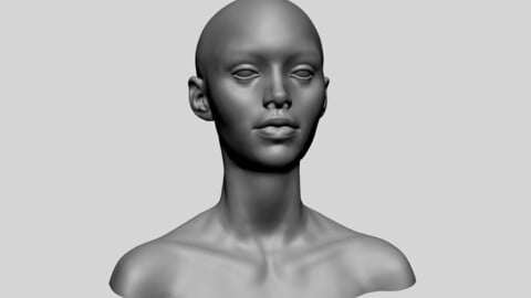 Female Head Basemesh