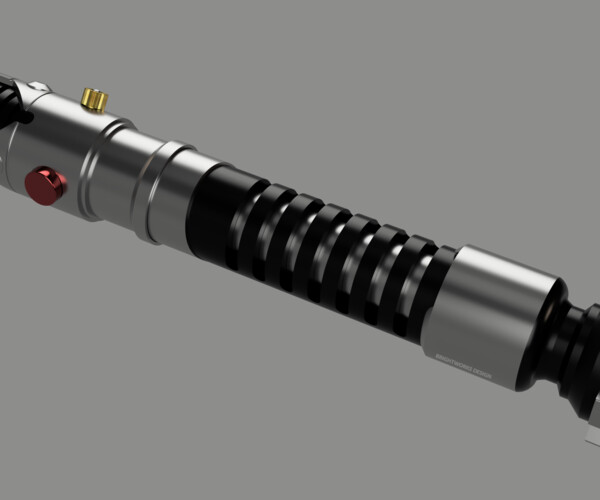 ArtStation - Obi Wan Kenobi Second Lightsaber - 3D Print .STL File ...