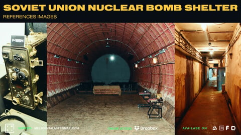Soviet nuclear bomb Bunker Ref Images