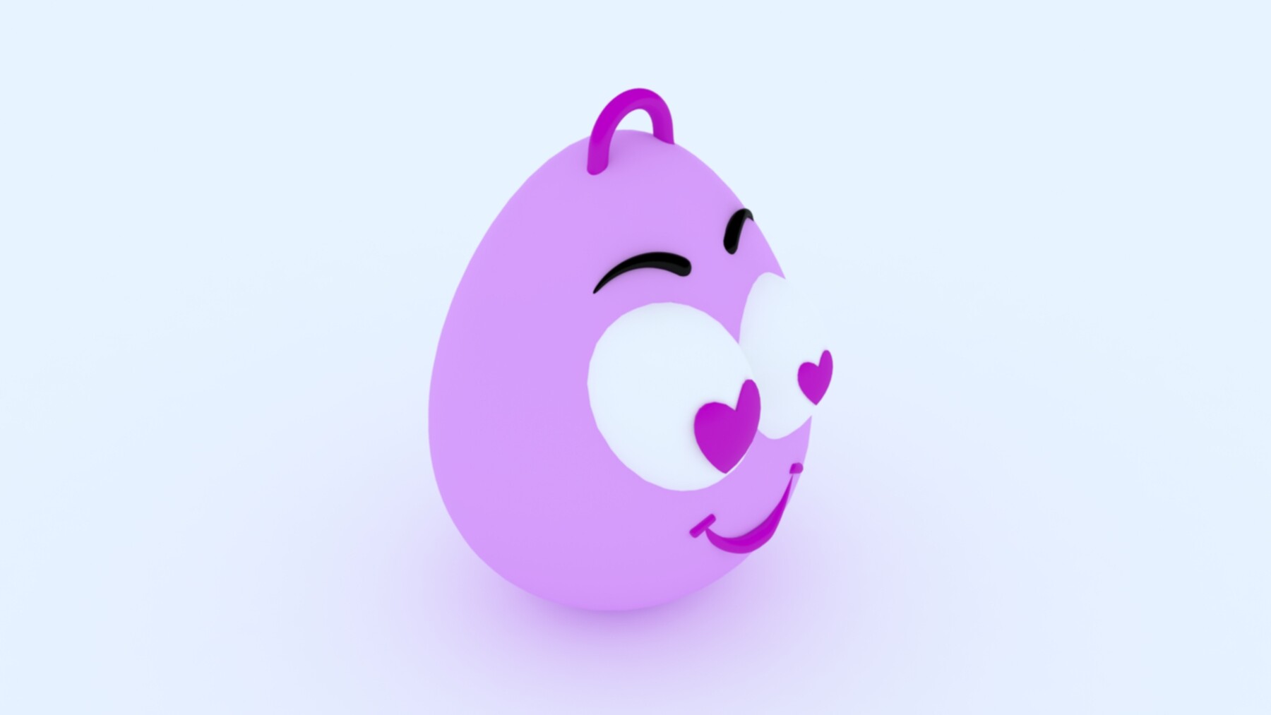 ArtStation Love Emoji Keychain Resources