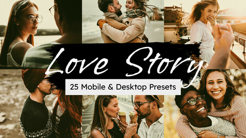 25 Love Story LUTs & Lightroom Presets