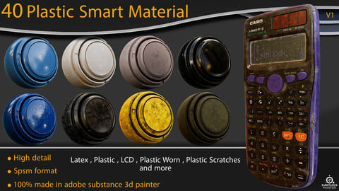 40 Plastic Smart Material Adobe Substance 3d Painter