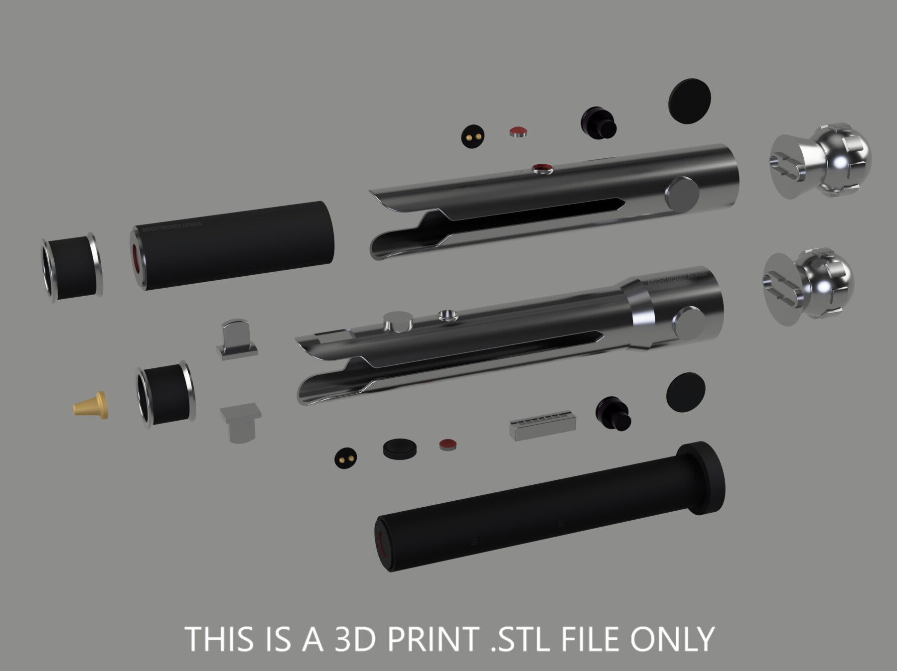 ArtStation - Ahsoka Tano Clone Wars Lightsabers - 3D Print .STL File ...