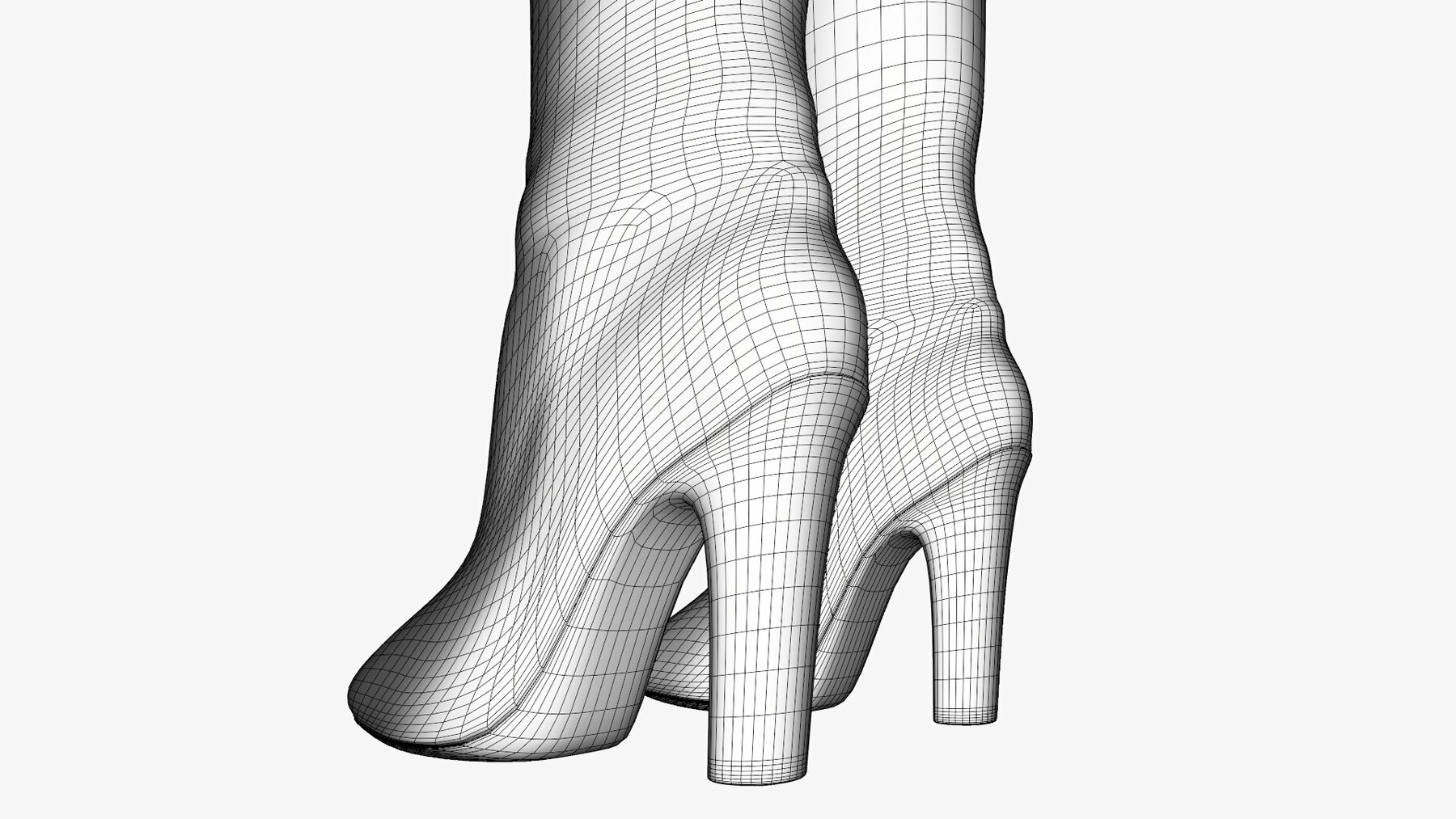 ArtStation - 3D Female boots colection | Resources
