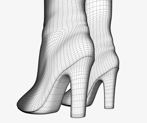 ArtStation - 3D Female boots colection | Resources