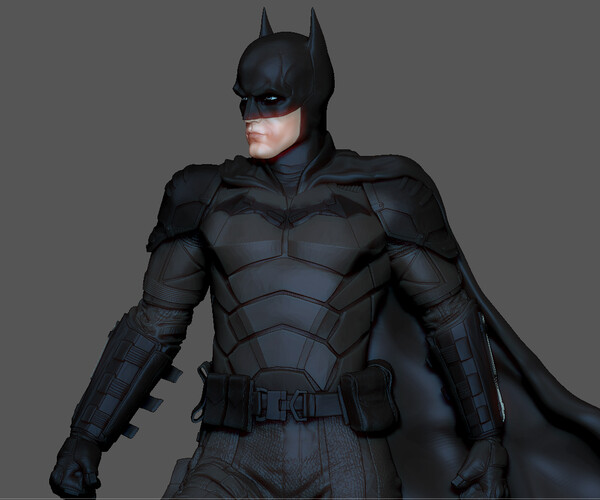 Artstation The Batman 2022 Robert Pattinson Dc Movie Character 3d Print Resources 9557