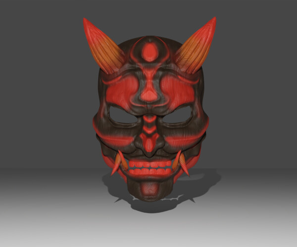 Artstation - Samurai Mask 2 