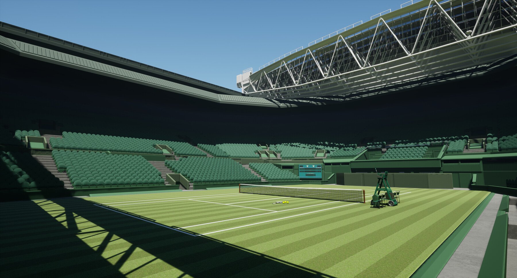 ArtStation - Wimbledon Tennis Court | Game Assets