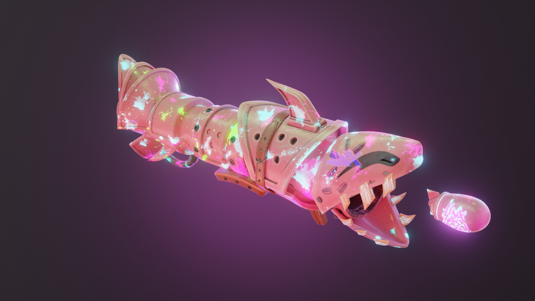 ArtStation - Jinx rocket launcher. Pink. Why not? | Game Assets