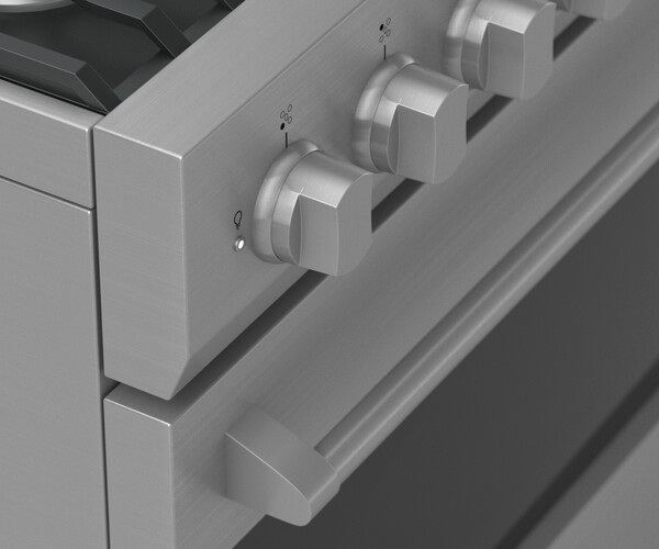 ArtStation Viking 30in SelfCleaning Dual Fuel Range RVDR3302 3d