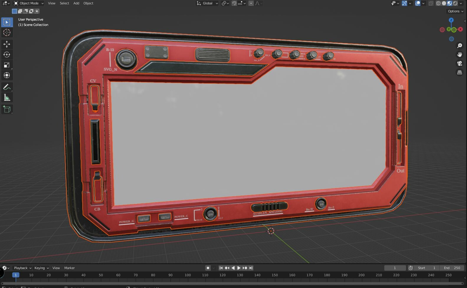 ArtStation - control panel screen - scifi panel Vol 01 3D model | Game ...