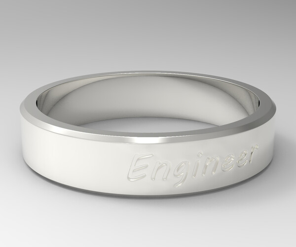 ArtStation Engineer Ring Silver Resources