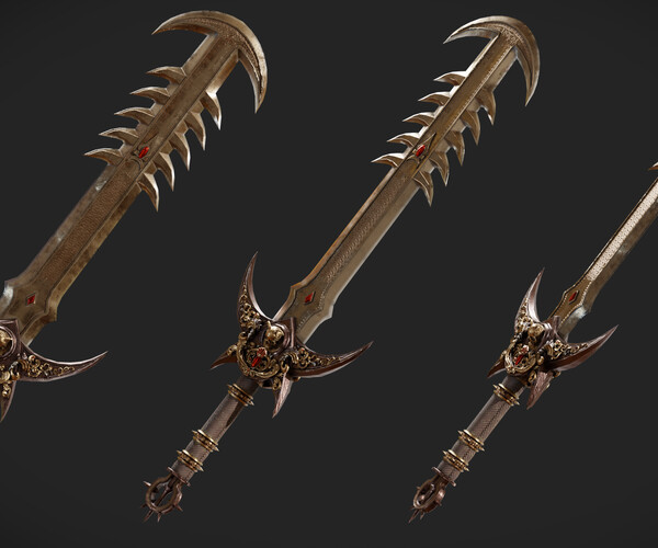 ArtStation - Ritual sword | Game Assets