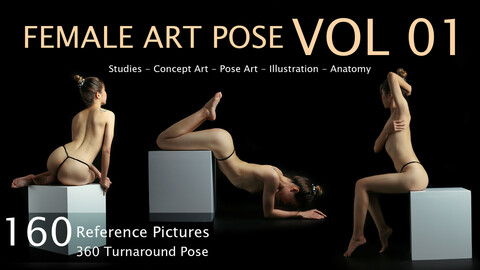 Female Art Pose - Vol 01 - Asian Reference Pictures