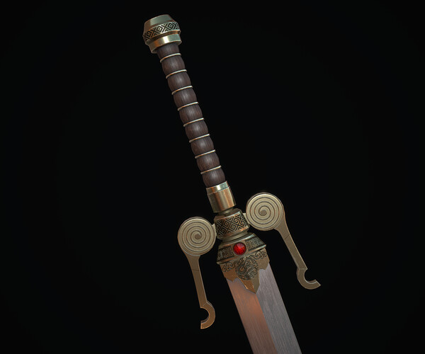 ArtStation - Emperor Serpent Sword | Game Assets