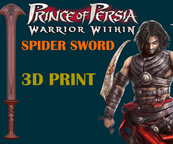 STL file Prince of Persia Warrior Within Statue 3D print model