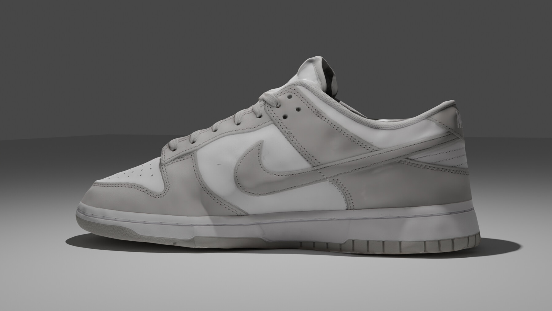 Nike Dunk Low Louis Vuitton 3D model