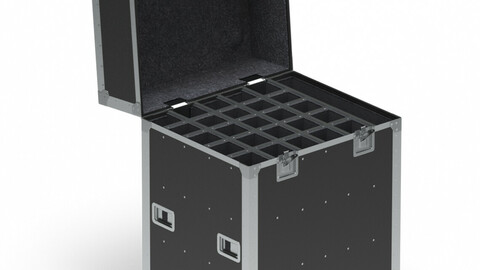 Flight Cases Without Device Big 02 3d Model