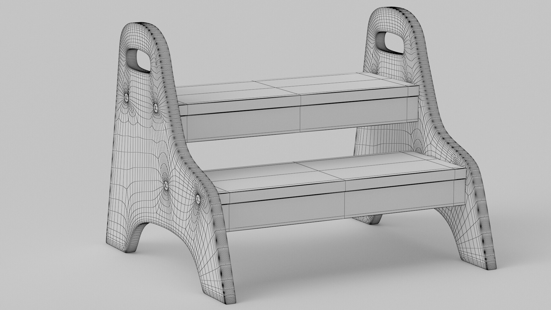 ArtStation Trogen Children's Step Stool Free 3D Model Resources