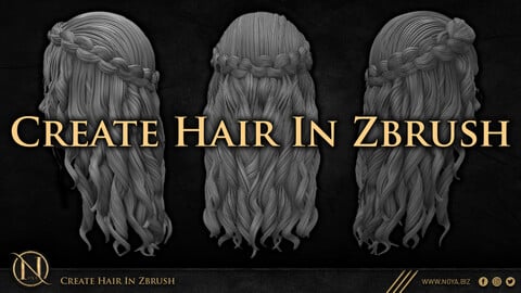 Create Hair In Zbrush