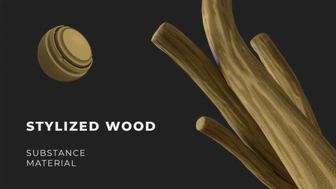 Stylized wood substance smart material