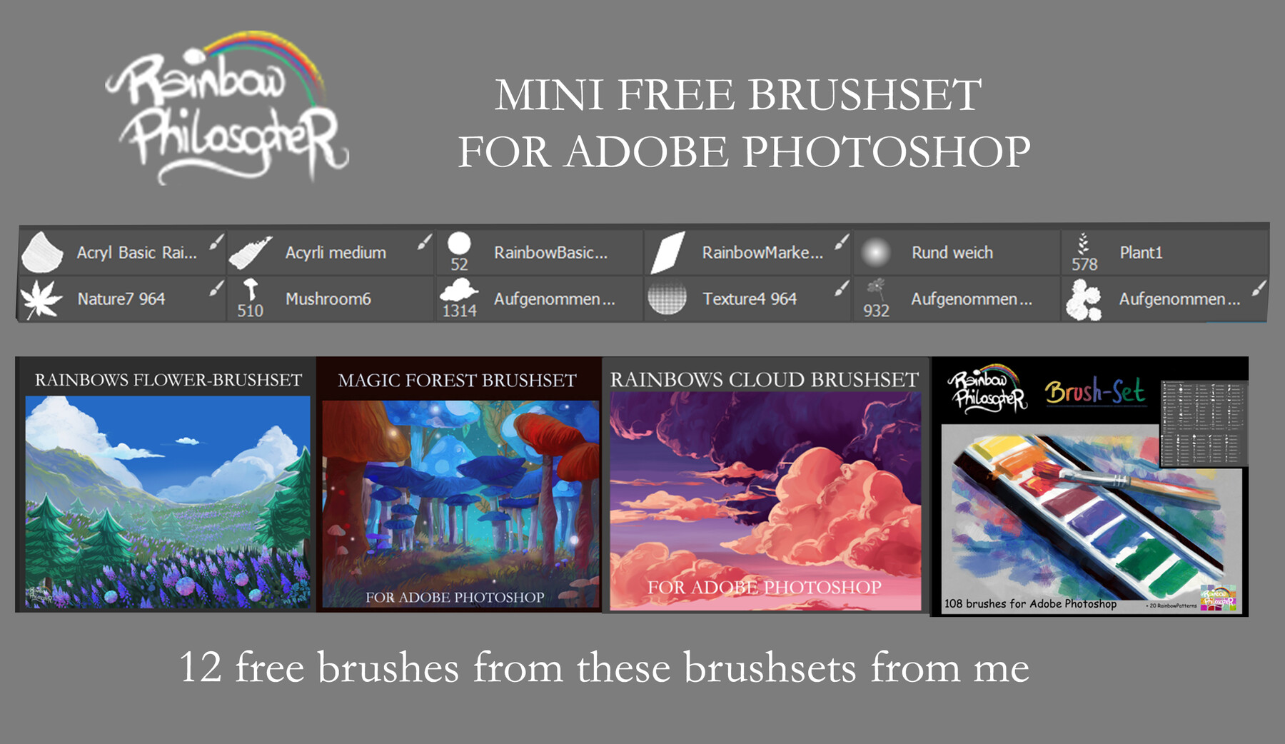 ArtStation - Free brushset for AdobePhotoshop | Brushes