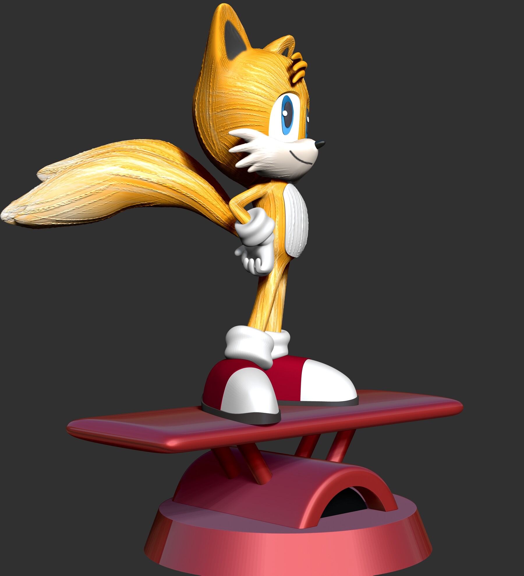 ArtStation - Tails Character - Sonic Movie 2