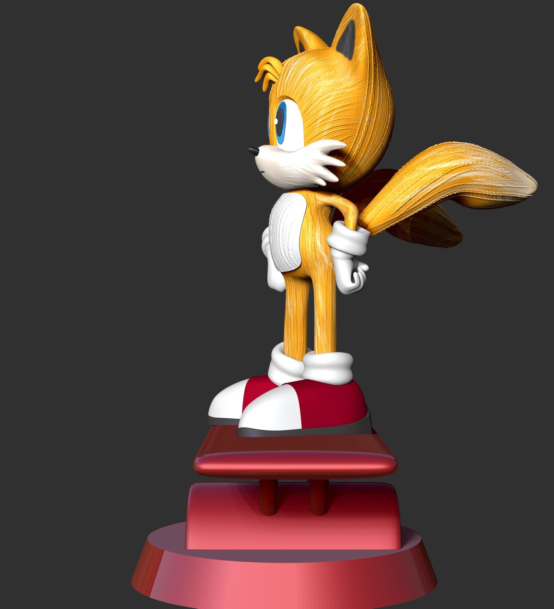 ArtStation - Tails- Sonic the Hedgehog 2 Fanart