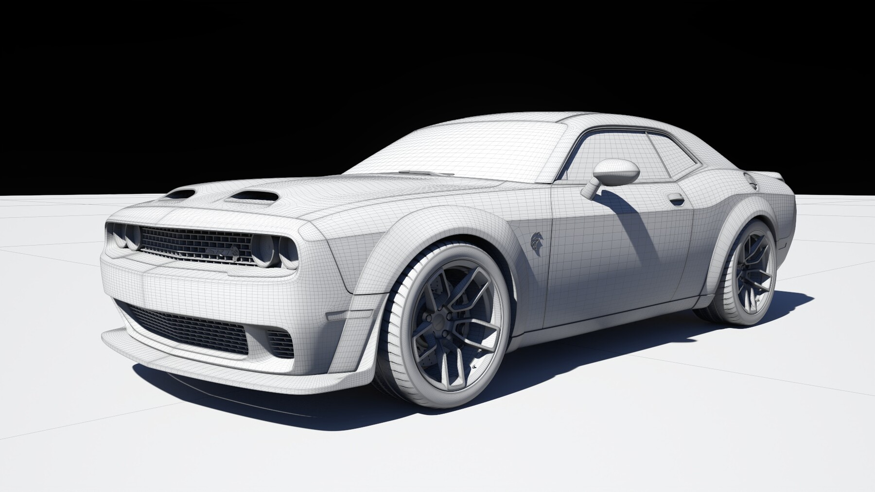 ArtStation - Dodge Challenger Hellcat redeye | Resources