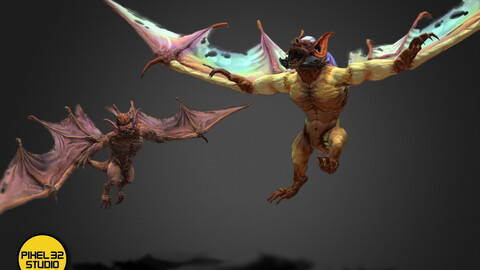 Fantasy Creature - Battle Bat