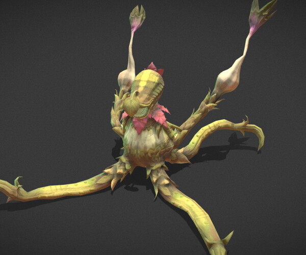 ArtStation - Fantasy Creature - Battle Flower | Game Assets