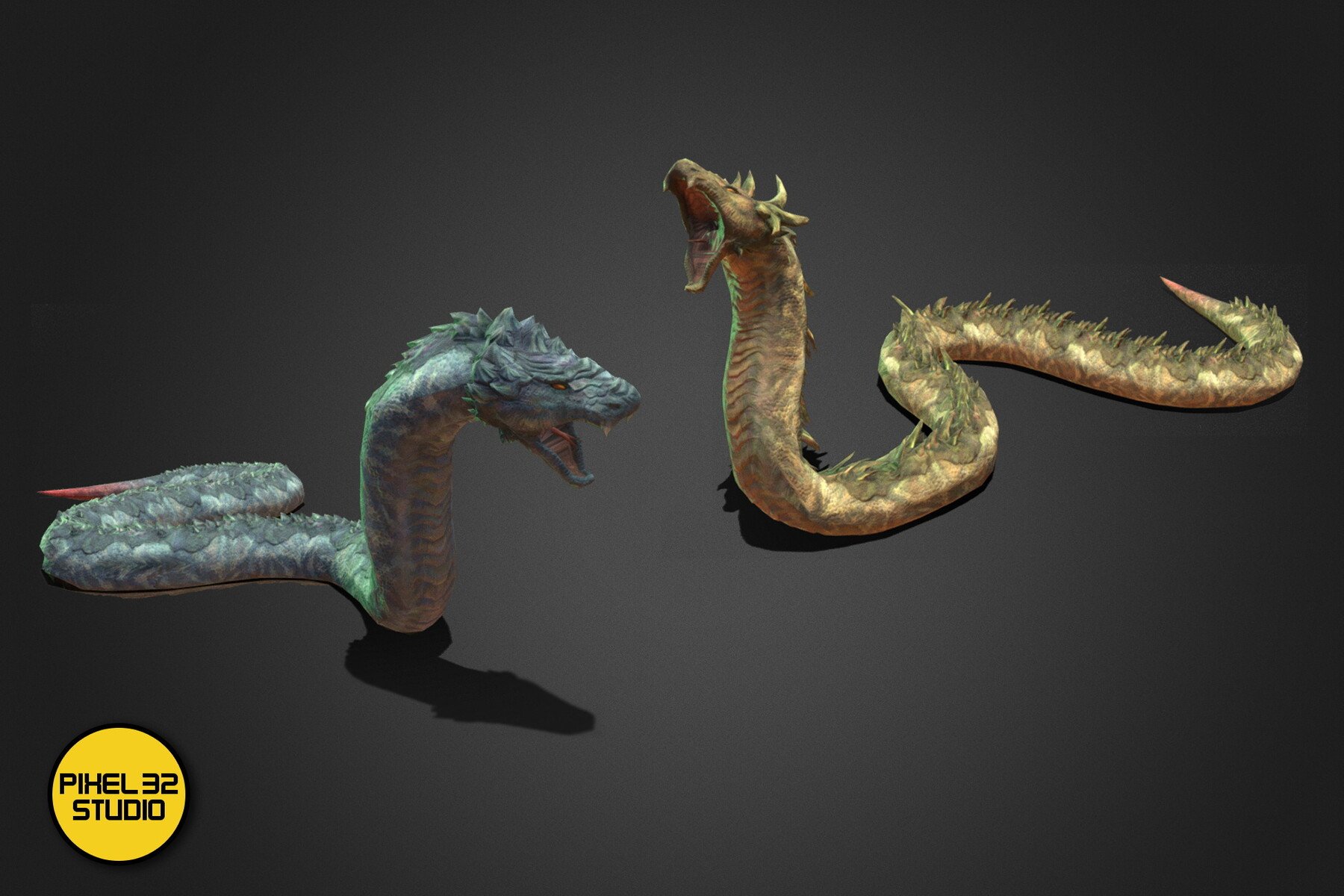 ArtStation - 3D Snake