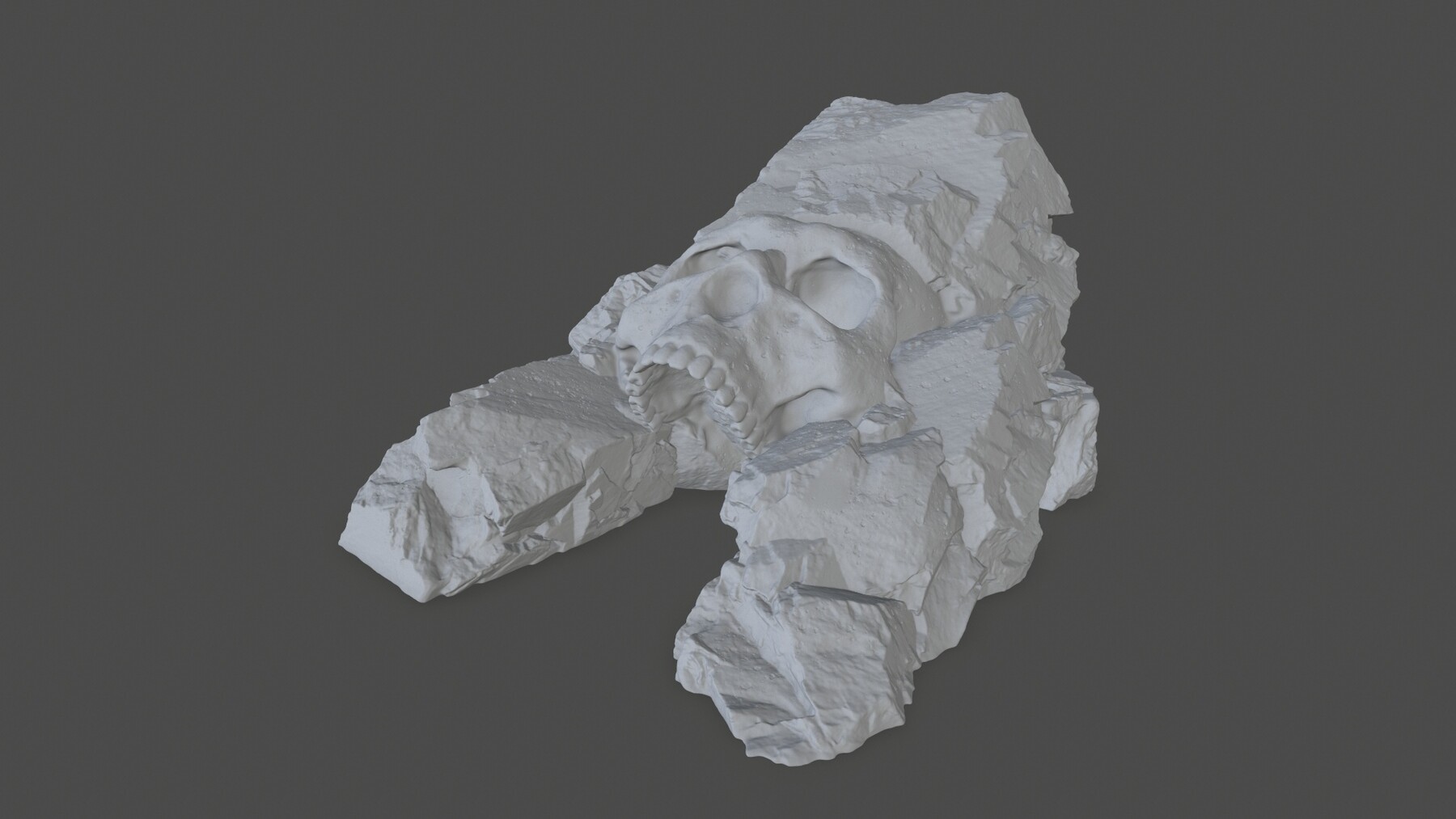 Artstation Printable Skull Cave Resources