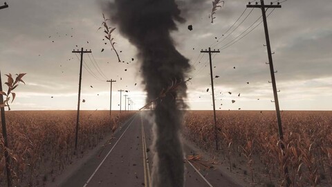 VDB Animated Tornado