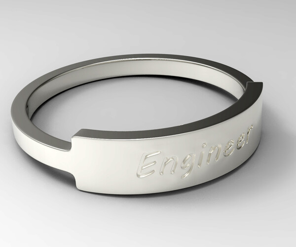 ArtStation Engineer Ring Female Silver Resources