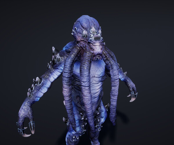 ArtStation - Monster Underwater 01 | Game Assets