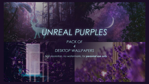 Unreal Purples - Desktop Wallpaper Pack