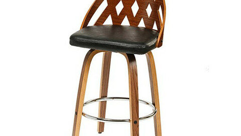 CEB-06 wooden bar stool SH640 PU cushion
