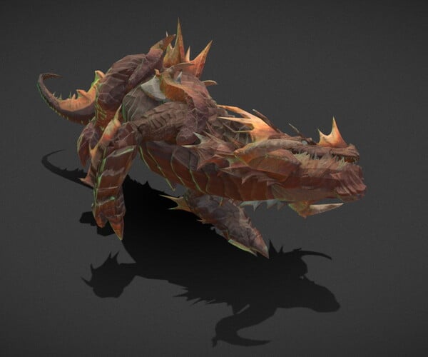 ArtStation - Fantasy Creature - Crocodile | Game Assets