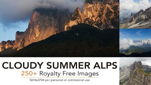 Ref Pack: Cloudy Summer Alps