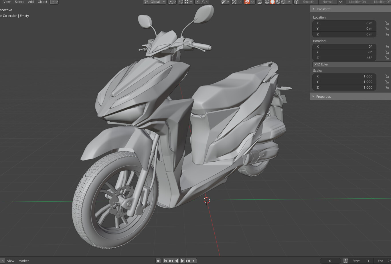 ArtStation - Honda Vario 2019 3D Model | Game Assets