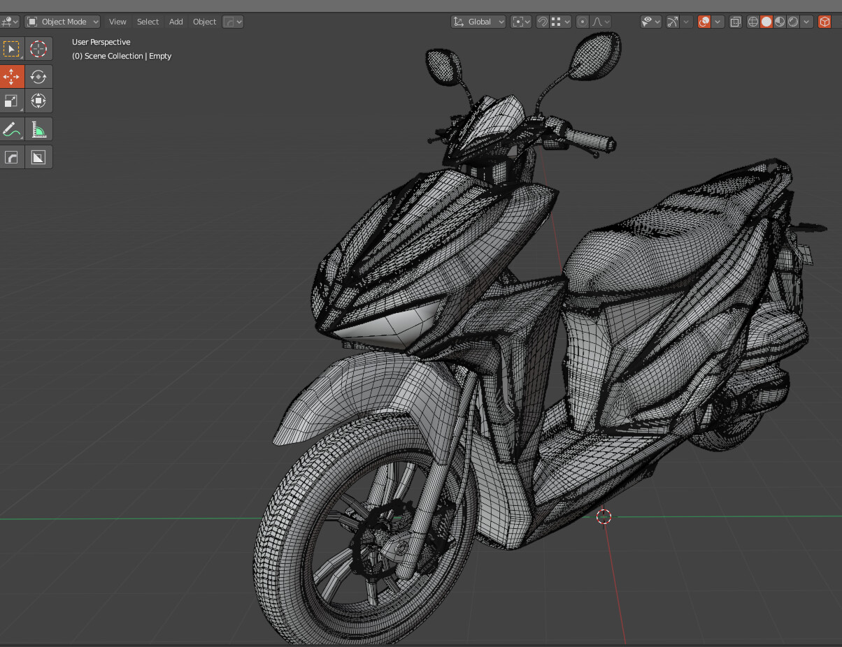 ArtStation - Honda Vario 2019 3D Model | Game Assets