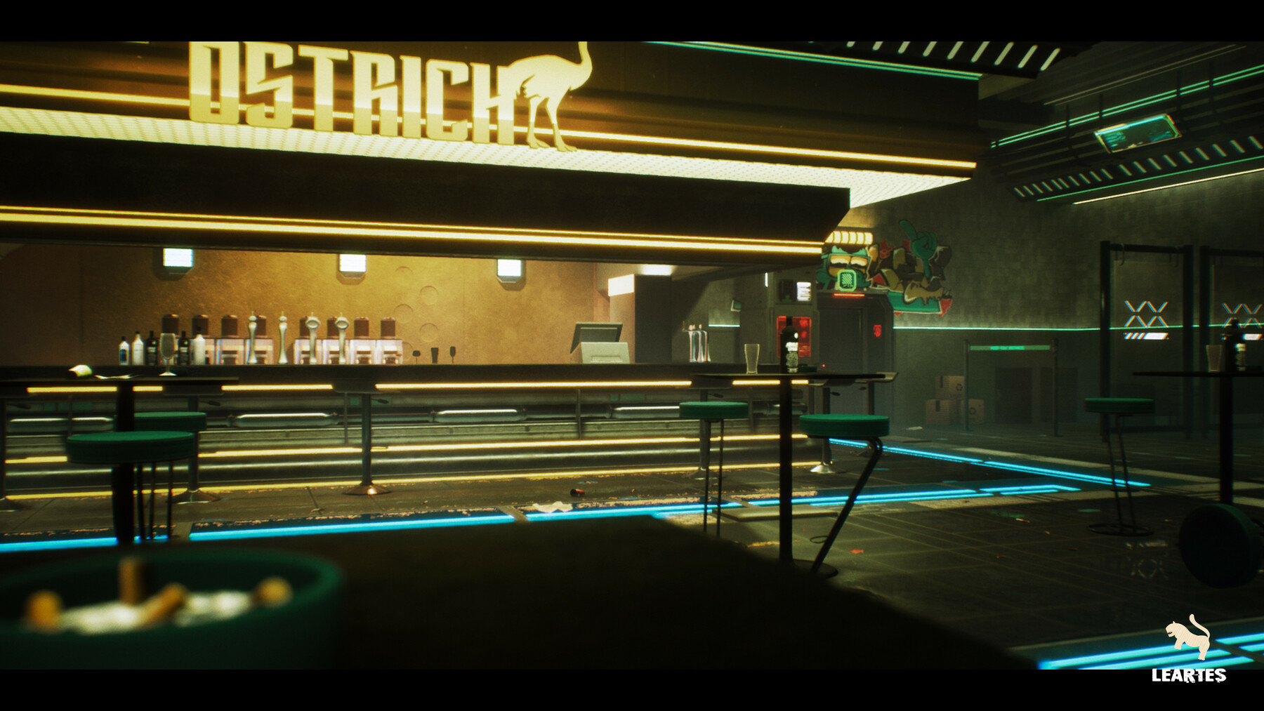 ArtStation - Cyberpunk Night Club Environment | Game Assets