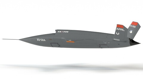 XQ-58 Valkyrie Military Drone 3D model